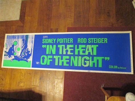 In The Heat Of The Night - Movie Banner Poster - Poitier- Steiger | #1947975749