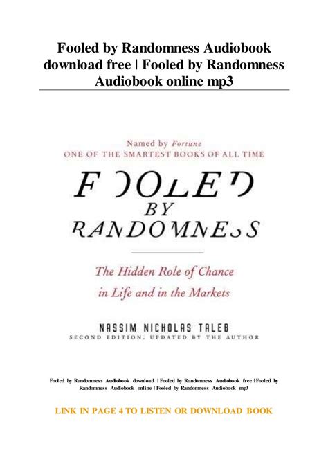 Fooled by Randomness Audiobook download free | Fooled by Randomness A…