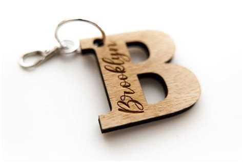 Personalized Name Keychain Custom Name Keychain Wood - Etsy UK