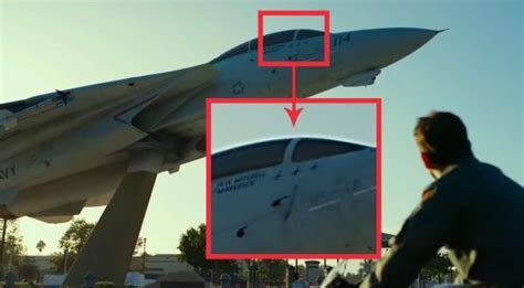 Beyond Top Gun: Maverick Trailer: the CGI'ed Gate Guardian F-14A (along ...