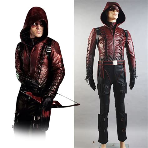 Arrow Season 3 Cosplay Red Arrow Roy Harper Arsenal Red Cosplay Costume ...