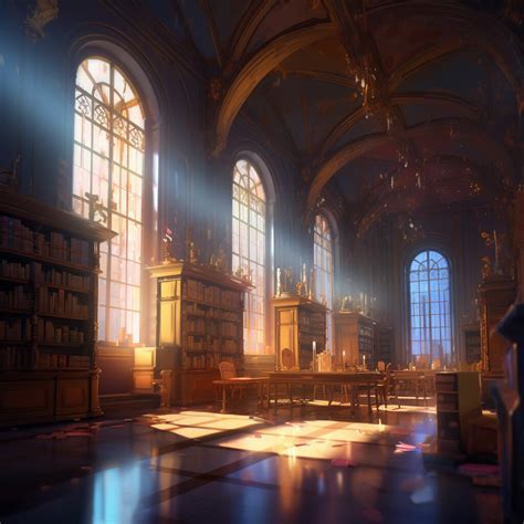 ArtStation - Enchanted Knowledge: Exploring the Grand Library of the ...