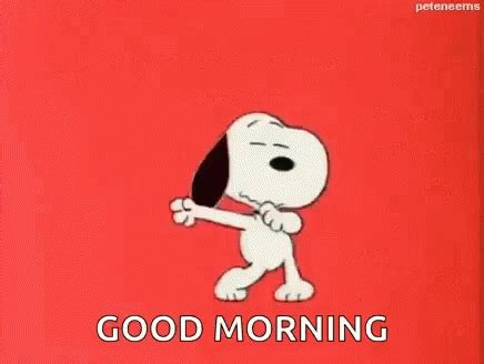 Good Morning Snoopy GIF - GoodMorning Snoopy Peanuts - Discover & Share GIFs