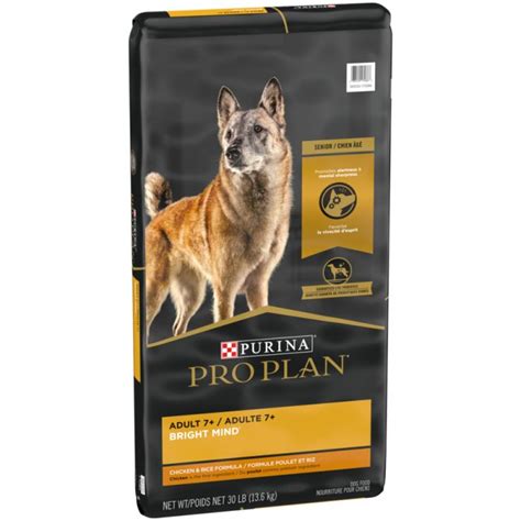 Purina Pro Plan Bright Mind Adult 7+ Chicken & Rice Formula Dog Food