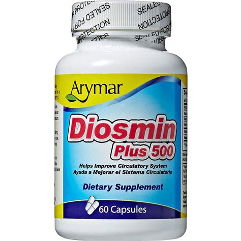 Arymar–Diosmin-Plus-500-Supplement-60-Capsules | PDL Pharmacy