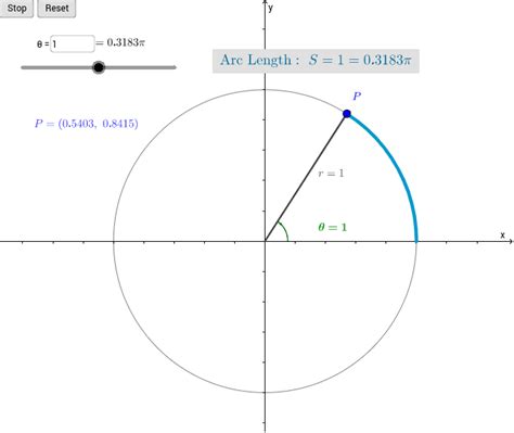 Angle Measure in Radians – GeoGebra