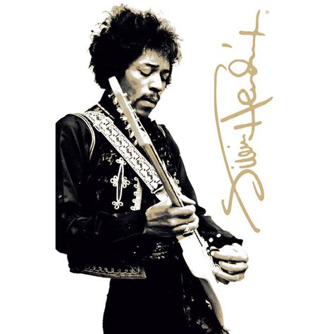 Jimi Hendrix Sig Poster 16x20 – Motor City Guitar