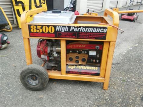 Titan 8500 Watt electric start generator for Sale in High Point, NC ...