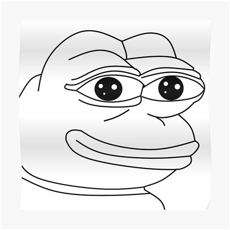 "Happy Pepe The Meme " Poster by MollyE | Redbubble