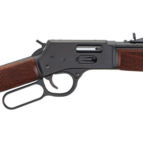 Henry Big Boy Steel Side Gate Blued/Walnut Lever Action Rifle - 357 Magnum - 20in - Black/Wood ...