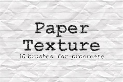 Paper Texture Brushes for Procreate | Brushes ~ Creative Market