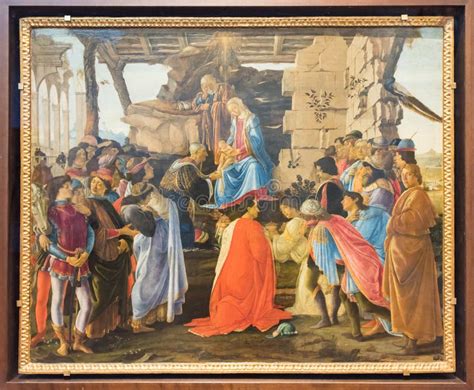 Adoration of the Magi, Painting by Botticelli Editorial Photo - Image of magi, painting: 232930306