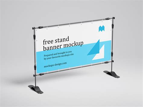 Free banner stand mockup / 200x100 cm - Mockups Design