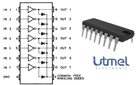 ULN2004A Darlington Array: Pinout, Equivalent and Datasheet