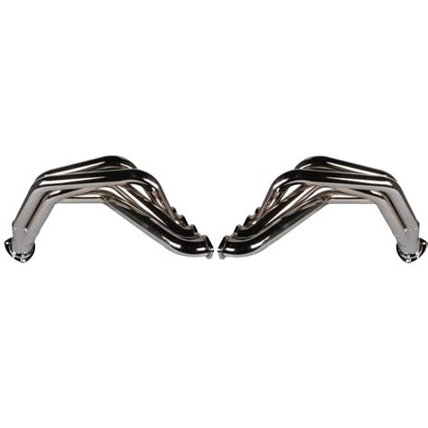 Big Block Chevy Fenderwell Headers for 1955-57 Chevy, Chrome