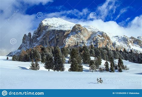 Italian Alps in the Winter. Stock Image - Image of clouds, skiing ...