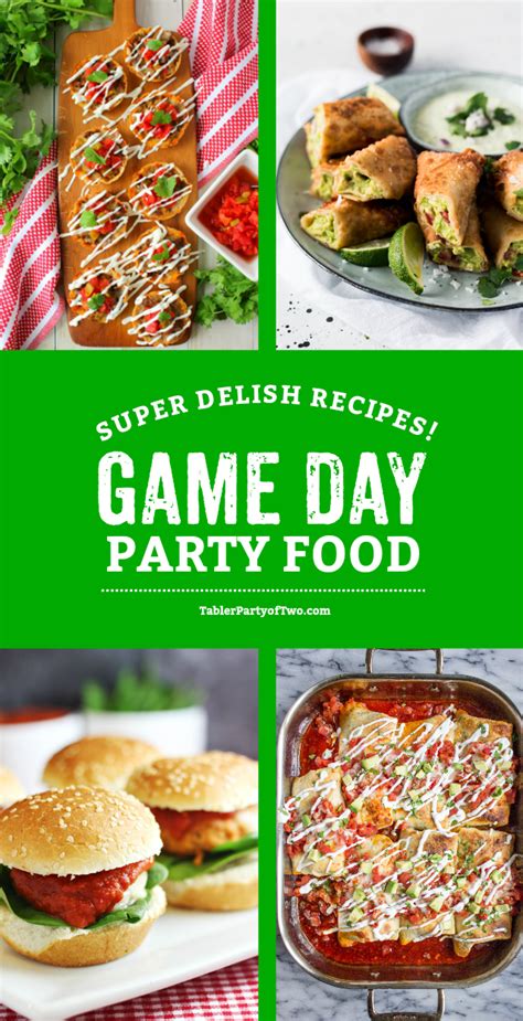 Game Day Party Food and Sunday Features {160} | Tabler Party of Two