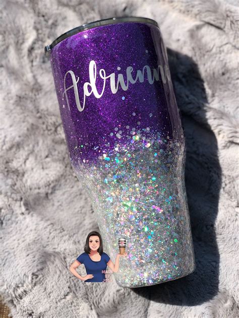 Glitter Tumbler Glittery Tumbler Ombre Glittery Tumbler - Etsy