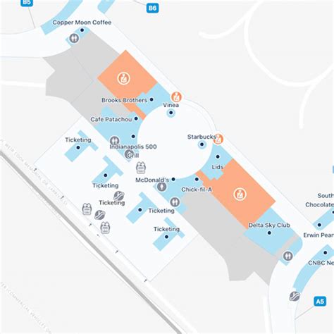 Indianapolis Airport Map | IND Terminal Guide