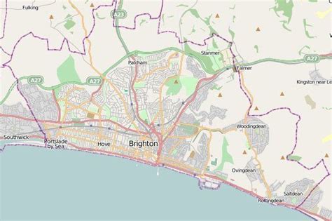 Map of Brighton & Hove