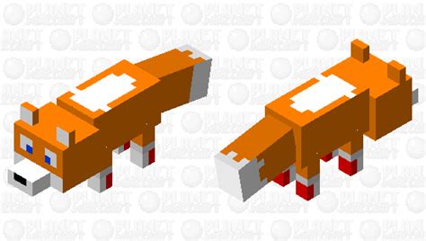 tails the fox Minecraft Mob Skin