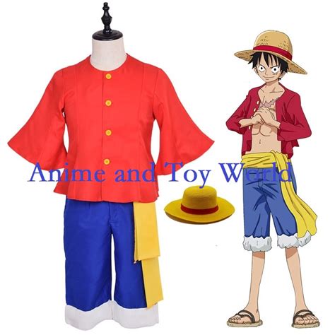 One Piece Luffy Costume Monkey D Luffy New World Costume Outfits ...