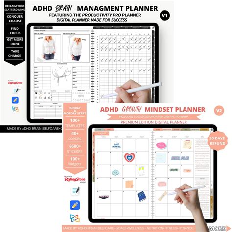 ADHD DIGITAL PLANNER ( Made By ADHD Specialist ) – Monifabookcase