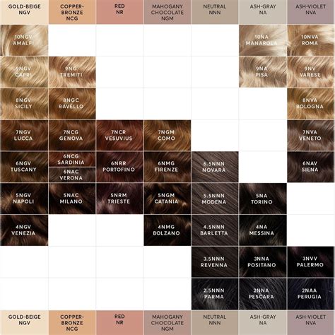 Pin by Nikki Dooley on Hair chart | Brown hair color chart, Hair color wheel, Hair color chart