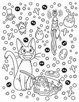 Studio Ghibli Coloring Pages Sketch Page sketch template