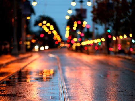 Night City Rain Lights Wallpapers - Top Free Night City Rain Lights ...