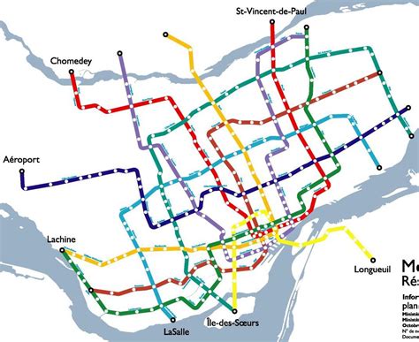 Green Line Metro Montreal Map