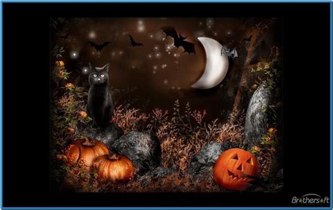 Halloween screensavers with sound effects - Download free | Halloween desktop wallpaper ...