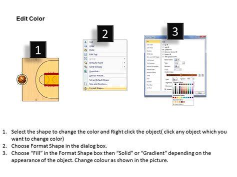 Basketball Court Powerpoint Template Slide | PowerPoint Presentation ...