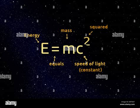 einstein formula mathematics equation equations Stock Photo - Alamy