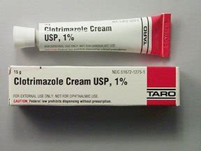 Clotrimazole 1% Cream 15 Gm By Taro Pharma.