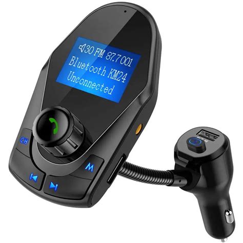 Nulaxy FM Transmitter Bluetooth Car Kit MP3 Player Wireless FM ...