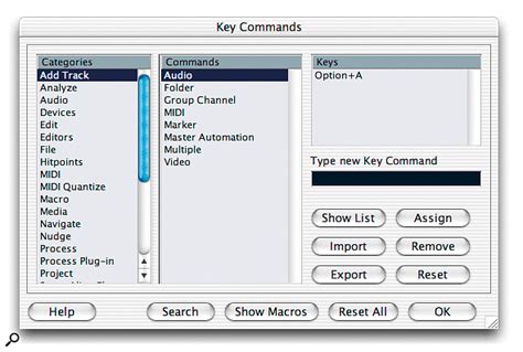 Cubase: Keyboard Shortcuts & Key Commands