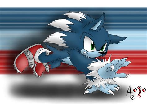 Sonic the Werehog by AR-ameth on DeviantArt