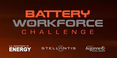 The US Department of Energy and Stellantis Announce the Battery ...