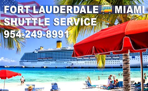 Fort Lauderdale Airport Shuttle by Florida Shuttle Van Service 954-249-8991