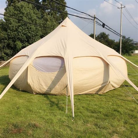 5m cotton canvas luxury camping tent,Indian camping tent