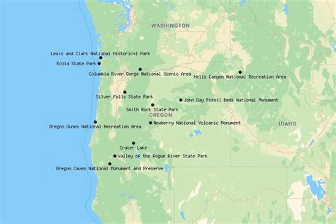 12 Best National & State Parks in Oregon (with Map) - Touropia Crater ...