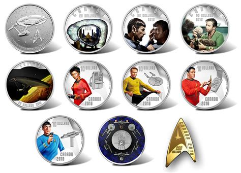 Canadian 2016 Star Trek Collector Coins and Stamps Launch | Coin News