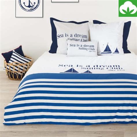 Nouveauté Housse de couette Sea, Thème marin, Coton BIO | J&K Markets