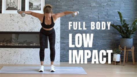 Low Impact FULL BODY HIIT // Workout with Weights - Heather Robertson ...