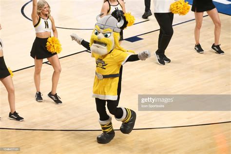 The Northern Kentucky Norse mascot during the game between the... News ...