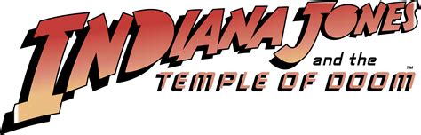 Indiana Jones Temple of Doom Logo PNG Transparent & SVG Vector - Freebie Supply