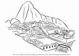Machu Picchu Coloring Pages Sketch Page sketch template