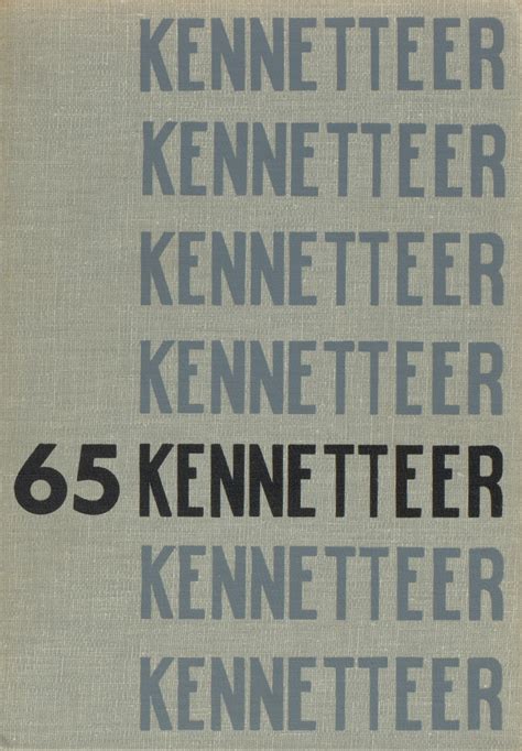 1965 yearbook from Kennett Consolidated High School from Kennett square, Pennsylvania for sale