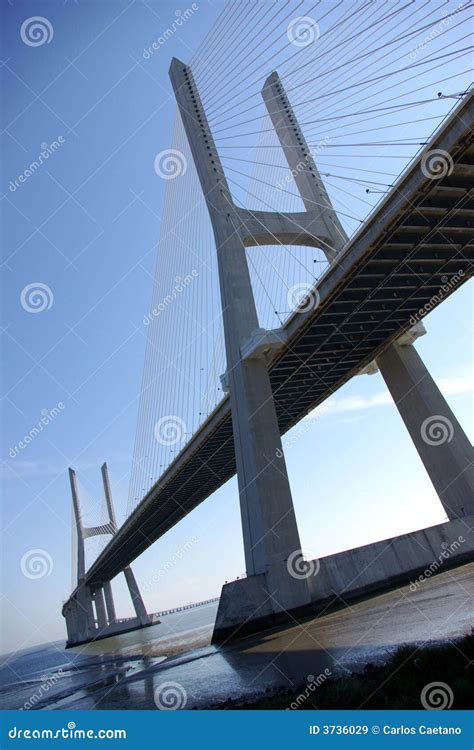 Roads Bridge Over Tagus River Stock Photos - Free & Royalty-Free Stock ...